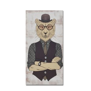 MR.CAT ΠΙΝΑΚΑΣ ΔΙΑΚΟΣΜΗΣΗΣ 30x60x2cm ΚΑΜΒΑΣ ΠΟΛΥΧΡΩΜΟ ΞΥΛΟ
