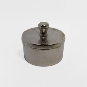 BOITE ΚΟΥΤΙ ΑΠΟΘΗΚΕΥΣΗΣ 11x11x10cm ΑΛΟΥΜΙΝΙΟ ΑΣΗΜΙ