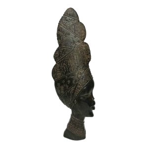 JABARI ΔΙΑΚΟΣΜΗΤΙΚΗ ΦΙΓΟΥΡΑ 15x5x42cm POLYRESIN ΜΑΥΡΟ ΚΑΦΕ