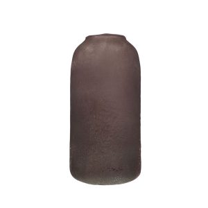 BERRY ΒΑΖΟ 12x12x25cm ΓΥΑΛΙ ΚΟΚΚΙΝΟ