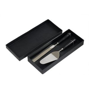 MARMO SET ΣΕΡΒΙΡΙΣΜΑΤΟΣ ΓΛΥΚΟΥ 33x6x3cm ΑΤΣΑΛΙ ΜΑΥΡΟ ΜΑΡΜΑΡΟ
