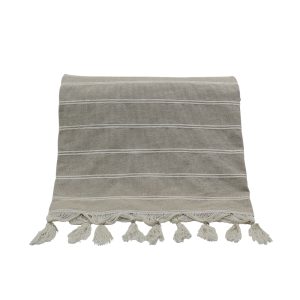 AMMOS 2 ΡΙΧΤΑΡΙ ΔΙΑΚΟΣΜΗΤΙΚΟ 150x210cm ΒΑΜΒΑΚΙ ΜΠΕΖ ΛΕΥΚΟ