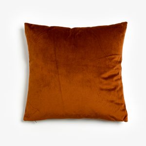 SUNRISE ΔΙΑΚΟΣΜΗΤΙΚΟ ΜΑΞΙΛΑΡΙ 45x45cm ΒΕΛΟΥΔΟ TERRACOTTA ΧΡΥΣΟ