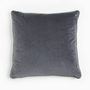 SOLID ΔΙΑΚΟΣΜΗΤΙΚΟ ΜΑΞΙΛΑΡΙ 50x50cm ΒΕΛΟΥΔΟ ΓΚΡΙ