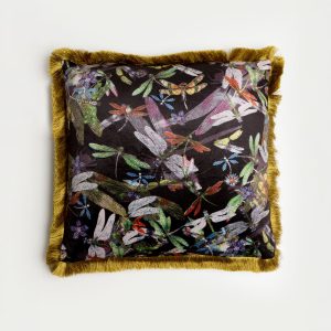 DRAGONFLIES ΔΙΑΚΟΣΜΗΤΙΚΟ ΜΑΞΙΛΑΡΙ 45x45cm POLYESTER ΠΟΛΥΧΡΩΜΟ