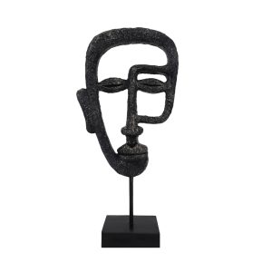ACT BLACK 1 ΔΙΑΚΟΣΜΗΤΙΚΟ TOTEM 16x7x34cm POLYRESIN ΜΑΥΡΟ