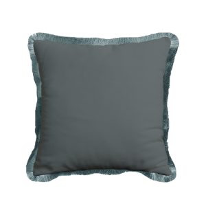 FIORI 2 ΔΙΑΚΟΣΜΗΤΙΚΟ ΜΑΞΙΛΑΡΙ 45x45cm ΒΕΛΟΥΔΟ ΠΟΛΥΧΡΩΜΟ ΓΚΡΙ