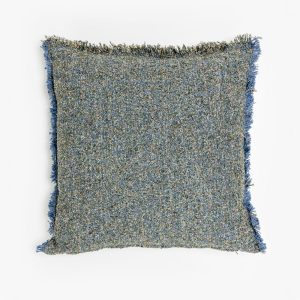 BLUING C ΔΙΑΚΟΣΜΗΤΙΚΟ ΜΑΞΙΛΑΡΙ 50x50cm ΒΑΜΒΑΚΙ ΜΠΛΕ ΒΙΣΚΟΖΗ