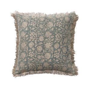 JERICHO ΔΙΑΚΟΣΜΗΤΙΚΟ ΜΑΞΙΛΑΡΙ 50x50cm ΒΑΜΒΑΚΙ AQUA ΜΠΕΖ ΒΙΣΚΟΖΗ