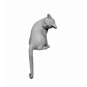 SITTING CAT ΔΙΑΚΟΣΜΗΤΙΚΗ ΓΑΤΑ 34x29x80cm ΤΕΧΝΗΤΗ ΠΕΤΡΑ ΓΚΡΙ