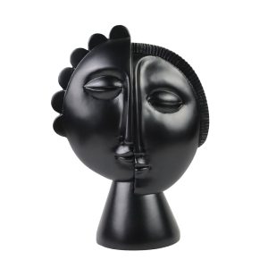 LOKI ΔΙΑΚΟΣΜΗΤΙΚΟ ΠΡΟΣΩΠΟ 18x9x25cm POLYRESIN ΜΑΥΡΟ