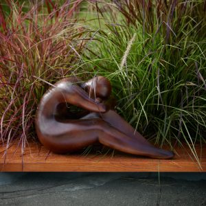 KARSON ΔΙΑΚΟΣΜΗΤΙΚΗ ΦΙΓΟΥΡΑ 57x23x30cm POLYRESIN ΚΑΦΕ