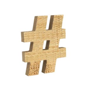 KAMIRA ΔΙΑΚΟΣΜΗΤΙΚΟ 16x3x20cm MDF ΦΥΣΙΚΟ RATTAN