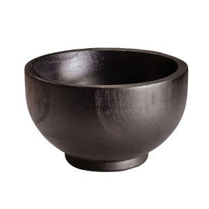 NUBIA ΜΠΩΛ ΔΙΑΚΟΣΜΗΣΗΣ 30x30x19cm ΞΥΛΟ ΜΑΥΡΟ