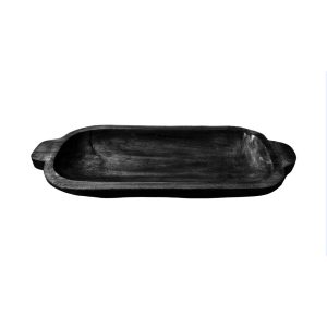 NUBIA ΔΙΣΚΟΣ ΔΙΑΚΟΣΜΗΣΗΣ 63x24x6cm ΞΥΛΟ ΜΑΥΡΟ