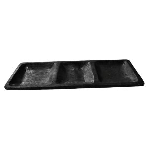 NUBIA ΔΙΣΚΟΣ ΔΙΑΚΟΣΜΗΣΗΣ 65x23x5cm ΞΥΛΟ ΜΑΥΡΟ