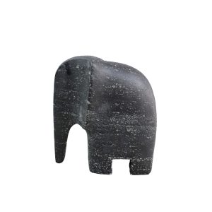 TENGO.A ΔΙΑΚΟΣΜΗΤΙΚΟ ΕΛΕΦΑΝΤΑΣ 16.5x9x18cm POLYRESIN ΜΑΥΡΟ ΛΕΥΚΟ