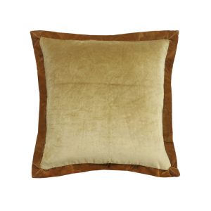 ALGO ΔΙΑΚΟΣΜΗΤΙΚΟ ΜΑΞΙΛΑΡΙ 50x50cm ΥΦΑΣΜΑ ΜΕΛΙ ΚΑΦΕ