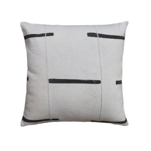 ISLE A ΔΙΑΚΟΣΜΗΤΙΚΟ ΜΑΞΙΛΑΡΙ 50x50cm ΥΦΑΣΜΑ ΛΕΥΚΟ ΜΑΥΡΟ
