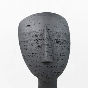 AURA II ΔΙΑΚΟΣΜΗΤΙΚΟ ΠΡΟΣΩΠΟ 19x14x26cm RESIN ΜΑΥΡΟ