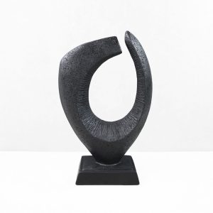 PULSE II ΔΙΑΚΟΣΜΗΤΙΚΟ 18.5x8.5x30cm RESIN ΜΑΥΡΟ