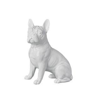 BLANCO ΔΙΑΚΟΣΜΗΤΙΚΟ ΣΚΥΛΟΣ 19.2x10.8x24.6cm RESIN ΑΣΠΡΟ GLOSSY