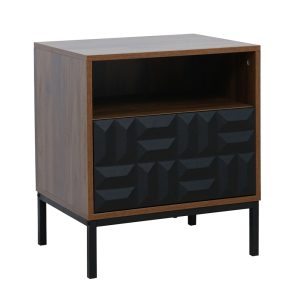 ZUMA ΚΟΜΟΔΙΝΟ ΚΑΡΥΔΙ ΜΑΥΡΟ 51.5x40x58.5cm
