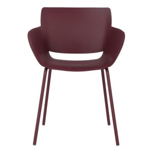 SEDIA ΚΑΡΕΚΛΑ MADDER BROWN 58x51x79.5cm