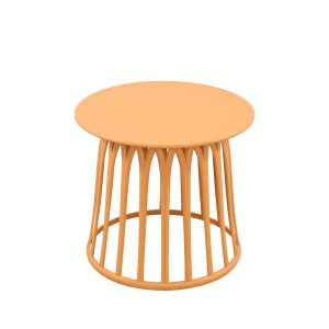 BASKET SIDE TABLE ΜΟΥΣΤΑΡΔΙ 49.5x49.5x44cm