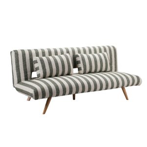 LA SPEZIA ΚΑΝΑΠΕΣ ΚΡΕΒΑΤΙ 3ΘΕΣΙΟΣ OFF WHITE ΛΑΔΙ 188x81x88cm